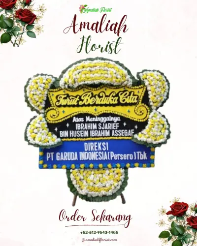 Papan Bunga Duka di Sambau