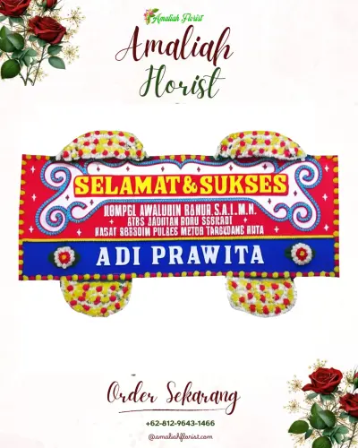Karangan Bunga Ucapan Selamat di Sambau