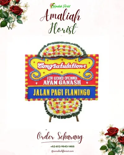Bunga Papan Congratulation di Sambau